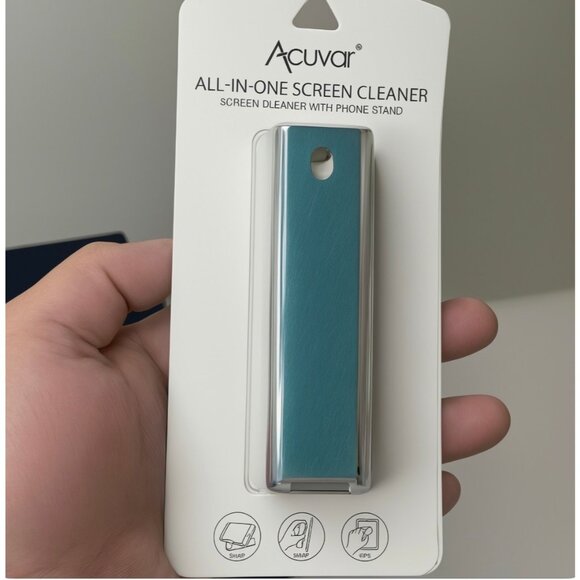 Acuvar All-In-One Screen Cleaner & Phone Stand Compact Design For Easy Use - Picture 3 of 4